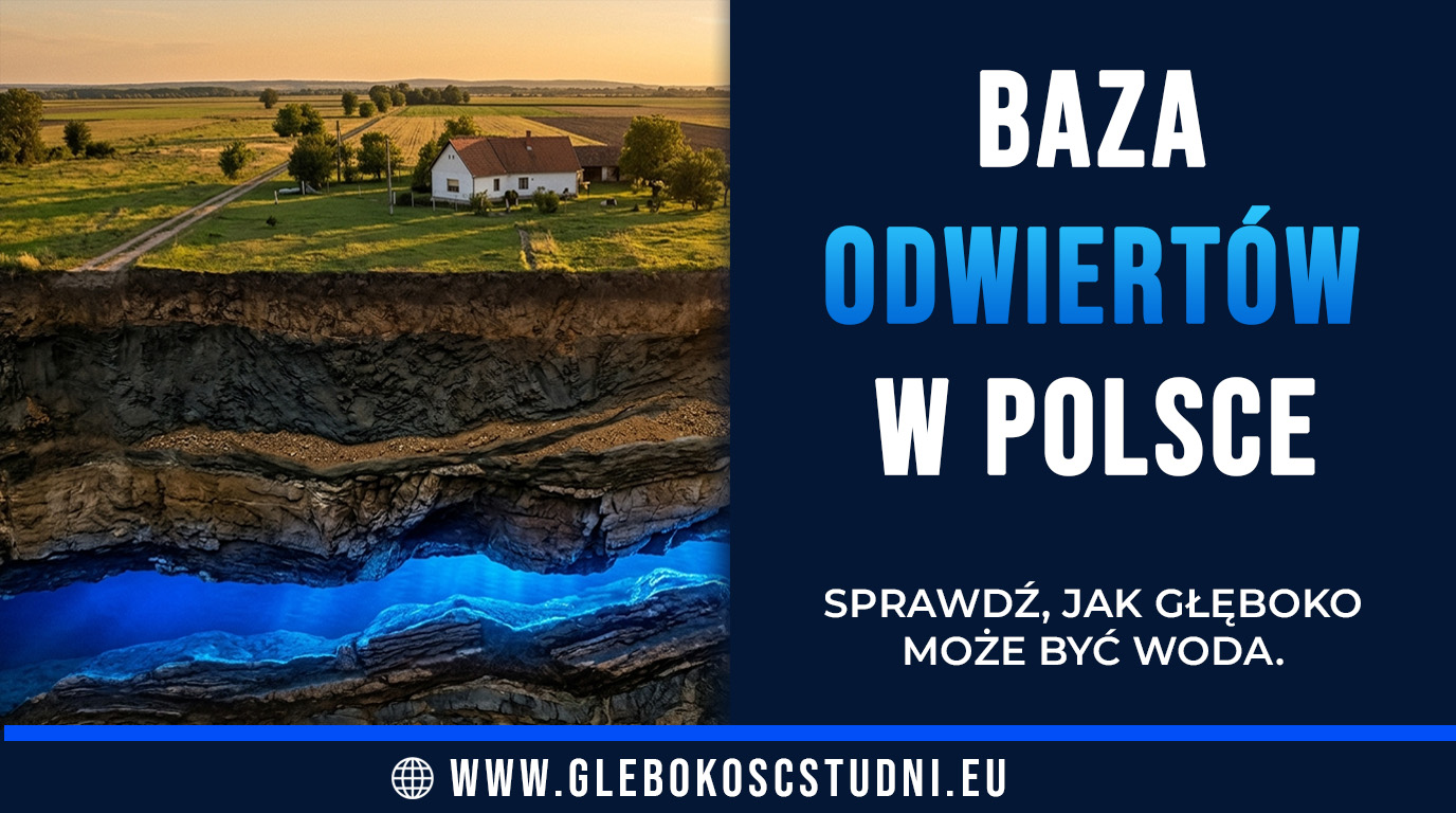 Baza odwiertów w Polsce – grafika do udostępnienia na Facebooku